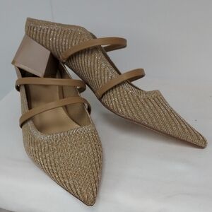 Cosy Island Soft Wave Cut OUt Block Heel Mules